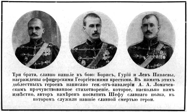 Георгиевские кавалеры братья Панаевы